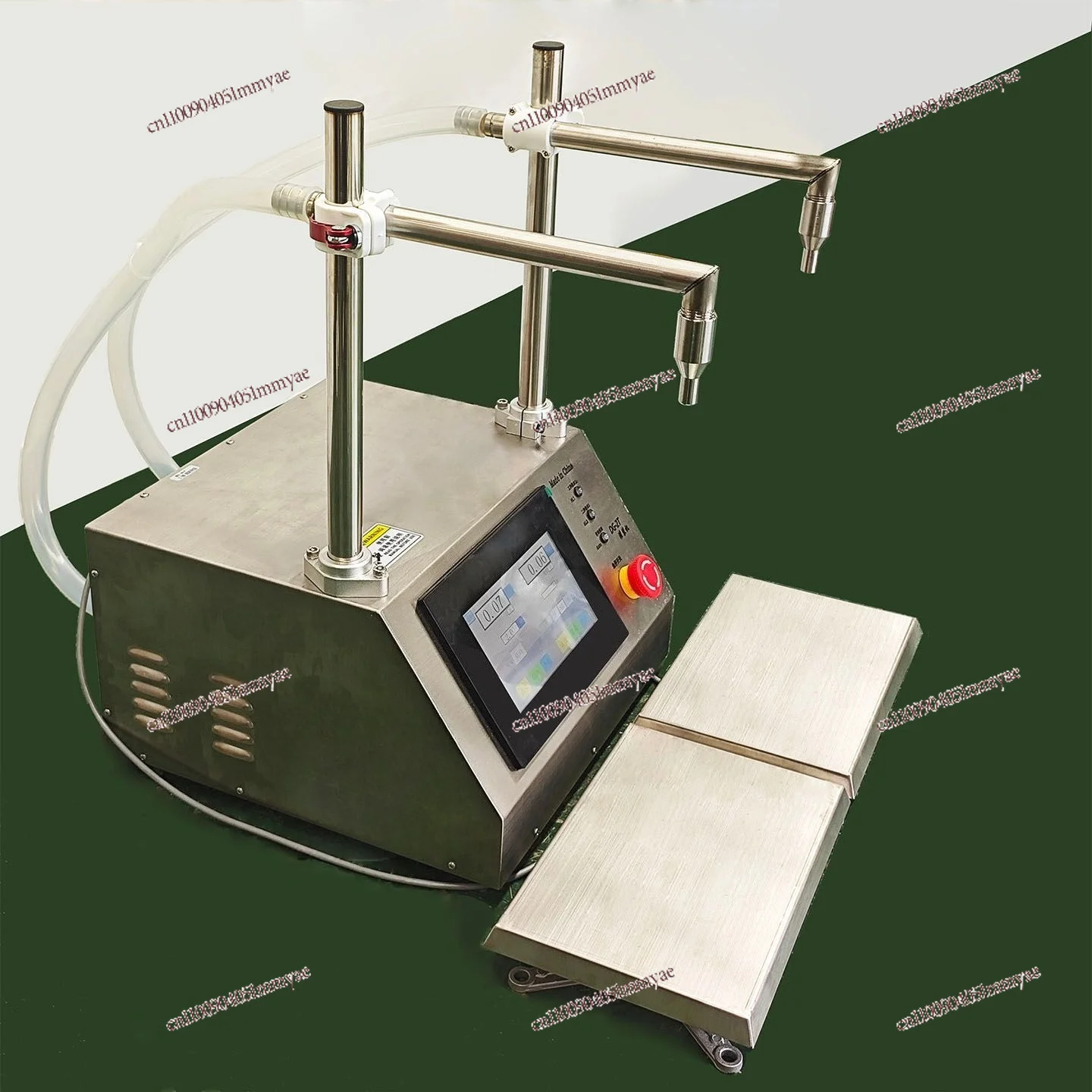 Double Head Filling Machine Small Automatic Edible Oil Numerical Control Weighing Quantitative Dispensing Machine Anti-drip