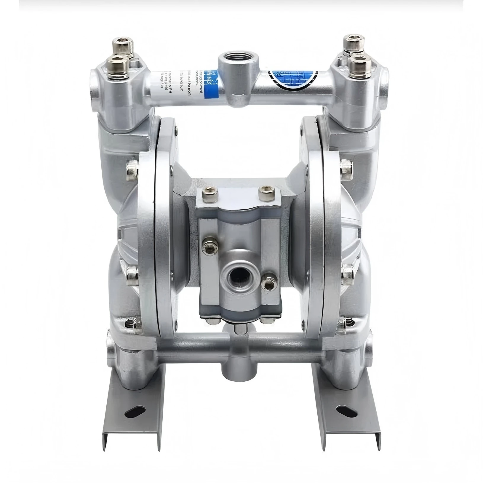 A10 Pneumatic Double Diaphragm Pump — Air Operated Paint Pump Aluminum Alloy Diaphragm Pump