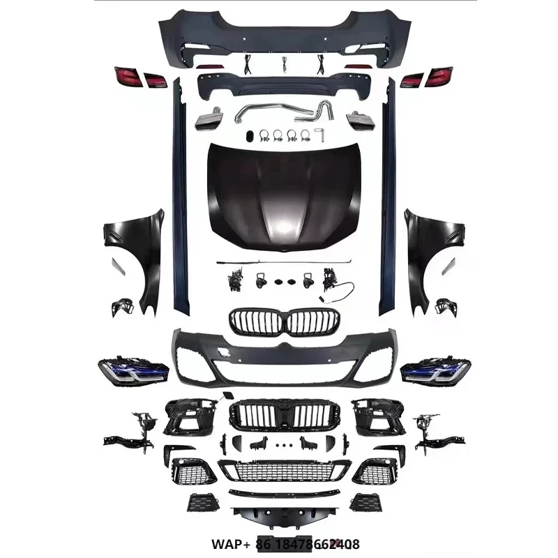 Car Bumpers for 5 Series F10 F18 Upgrade M5 520 525 530L Body Kit Front Bumper Rear Bumper Side Skirts Fender 2011-2017