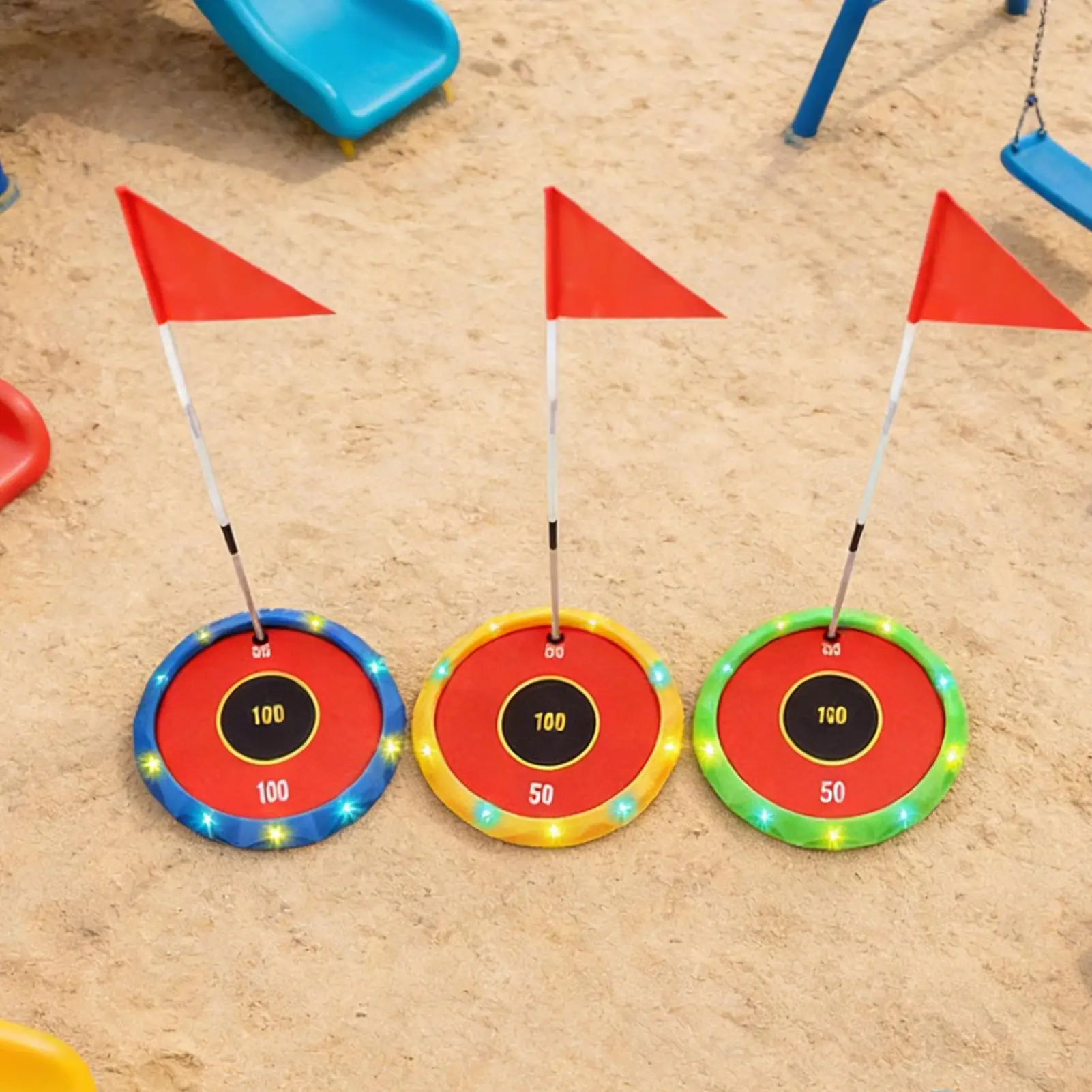 Kids Golf Clubs Set Swing Training Family Fun Activities Golf Putting Game Set For Play Practice Christmas Sports Beach Children