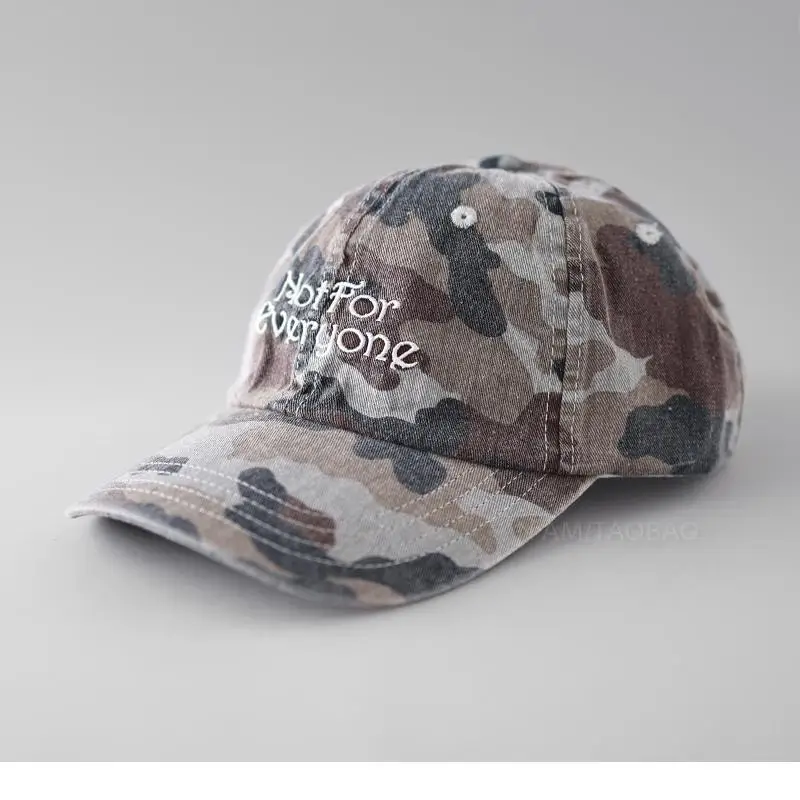 Spring Summer New Alphabet Camouflage Baseball Cap Men Women Casual Versatile Fashion Trend Outdoor Sunshade Cap