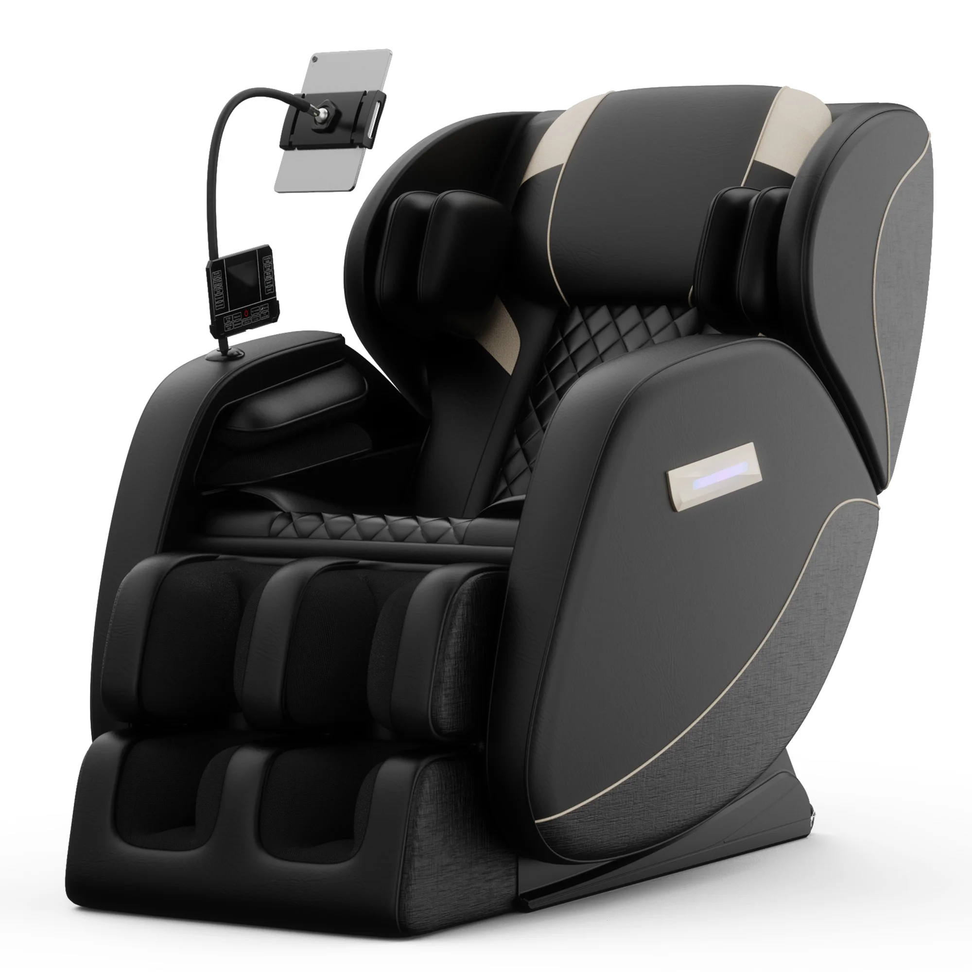 Full Body Massage Chair with Zero Gravity, Massage Chair Recliner with Heating, Airbags, Foot Roller, Touch Screen