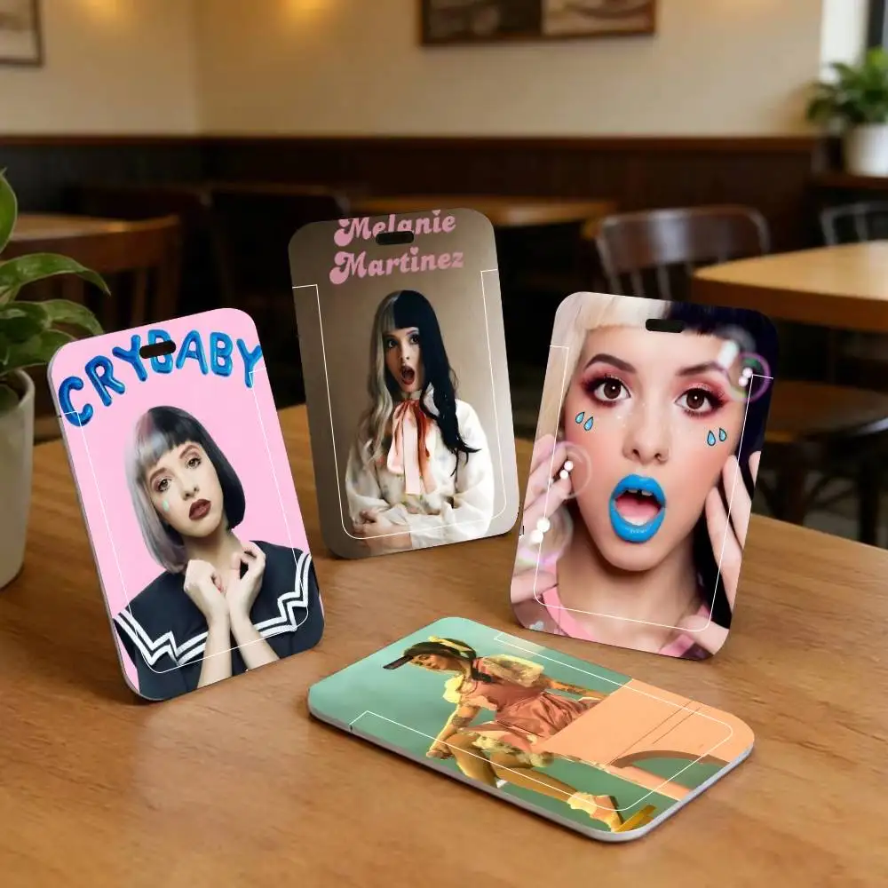 Music Album Melanie Martinez ID Card Holder Neck Strap Pendant Door Badge Holder Lanyards Keychain Work Credential