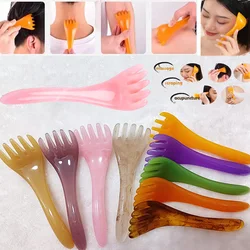 Head Massager Scalp Gua Sha for Body Neck Leg Massage Five-claw Head Scraping Stick Massage Scraping Claw massage visage