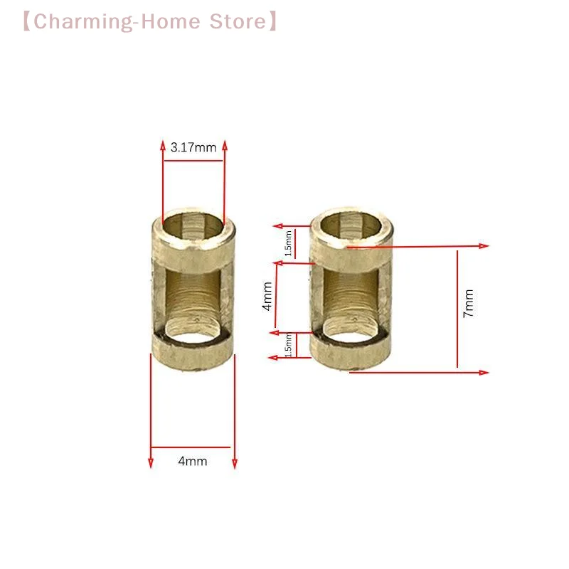 【M】Bull Model Naughty Dragon MN78 82 Drive Shaft 3 To 4mm Adapter Copper Sleeve RC Car Accessory