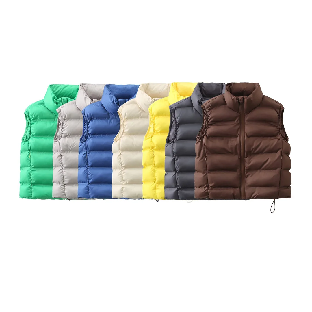 

Korejepo New Women Clothing European American Style Fashionable Simple and Versatile Pressed Glue Multi-color Vest Top