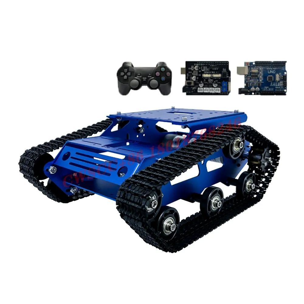 

TR300P tracked tank chassis ROS robot open source development platform mobile APP control off-road