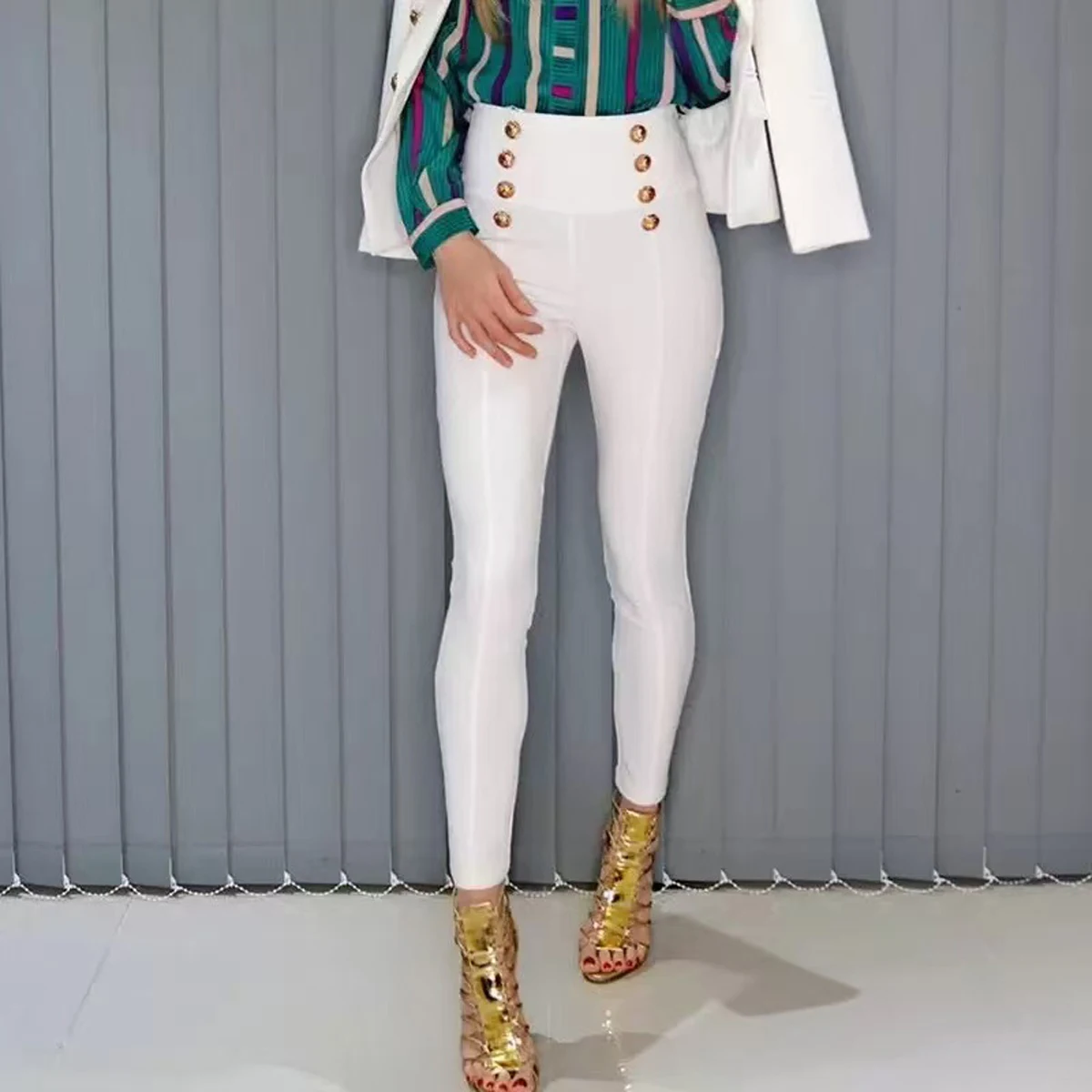 

25291 High-quality New Comfortable Micro Elastic Slim Fit Pants For Casual Commuting Women With Small Feet Long Pants