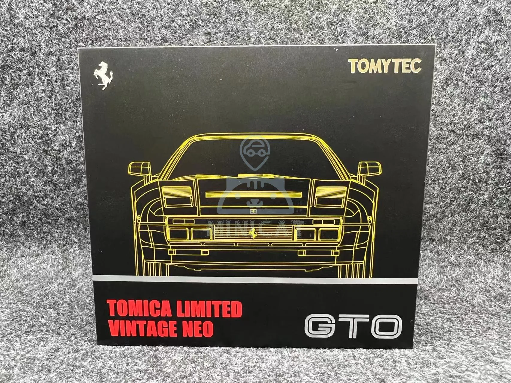 TAKARA TOMY TOMICA 1:64 TLV LV  GTO Yellow alloy compression shaft miniature model, adult decoration, boy toy,