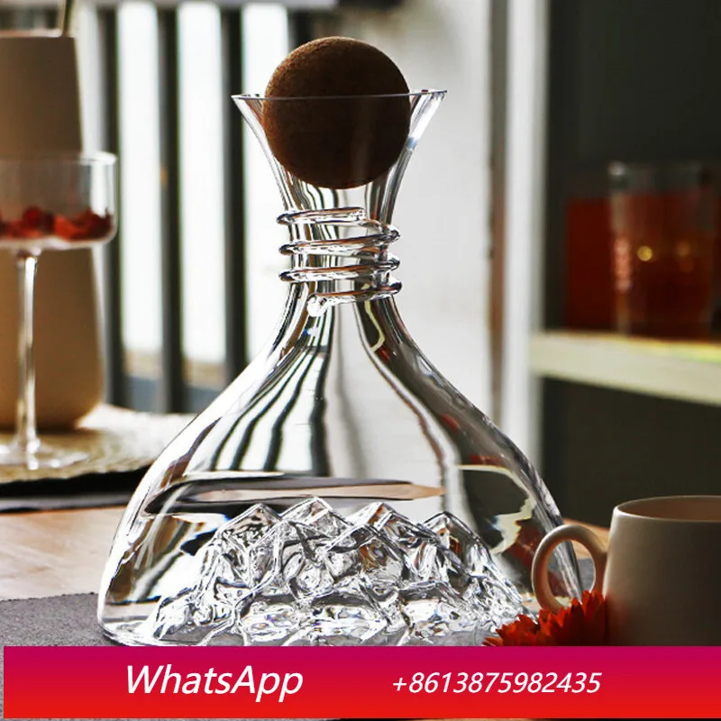 

LH high-grade light luxury crystal red wine decanter quick wine dispenser red wine glass set