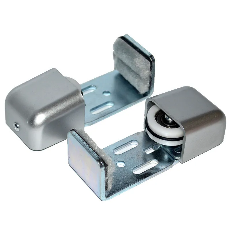 Adjustable Swing Stop Anti-shaking Door Stop Barn Door Floor Guide Roller Wall Mount Bottom Stay Sliding Hardware