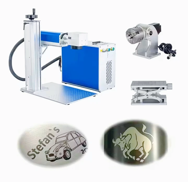 

50W 60W 80W 100W Portable Desktop Marking Machine for Metal for Fiber Engraver for Industrial Metal Marking for