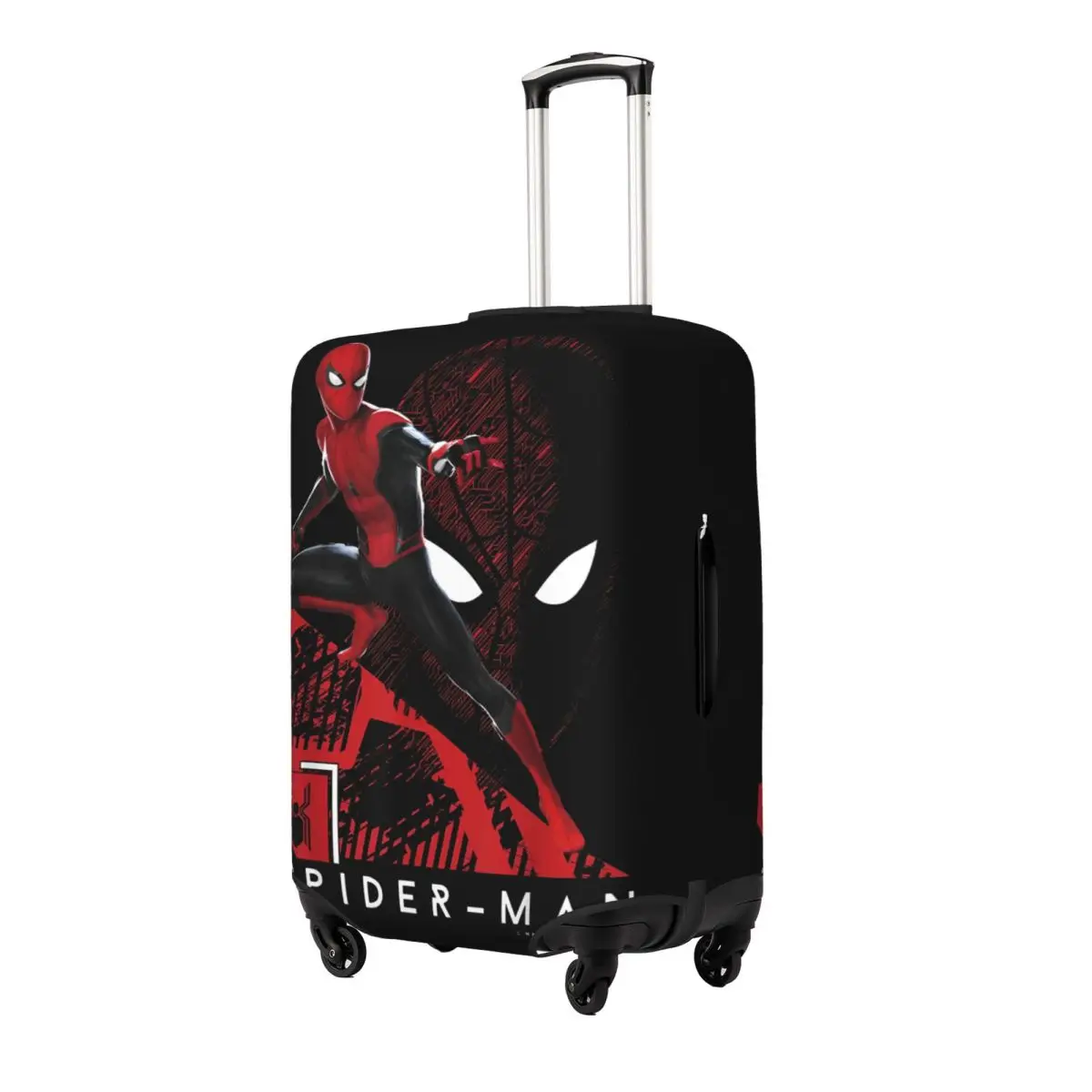 Spider-Man Superhero Comic Luggage Covers For Suitcases Spiderman Travel Suitcase Cover Protector Fit 18-32 Inch Luggage