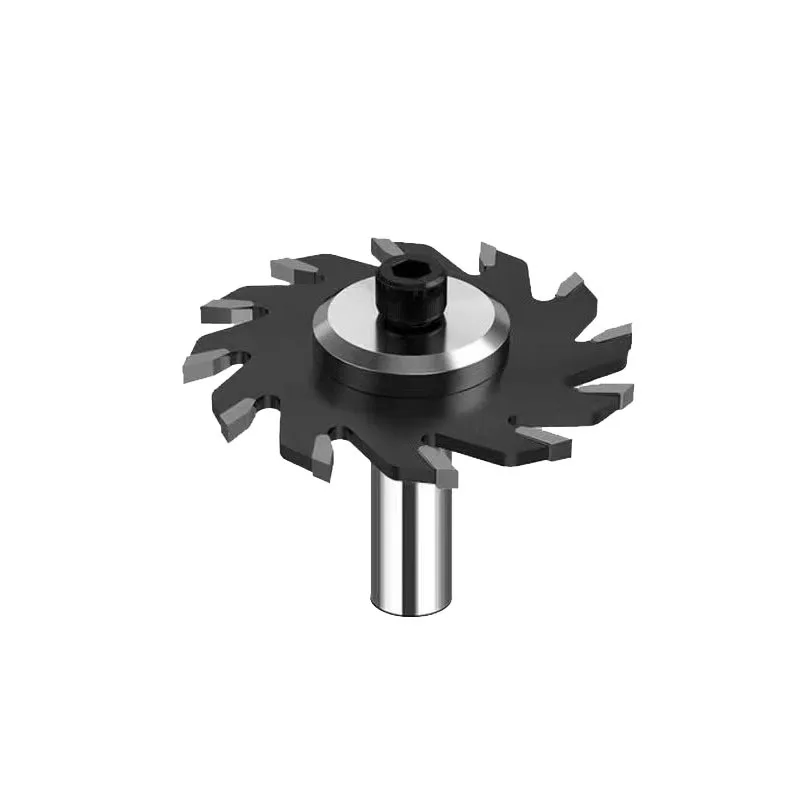 For Woodworking Diamond Saw Blade Slotted Saw Blade T-type 63-100 Diameter Side Slot Engraving Machine with Tool Holder PCD