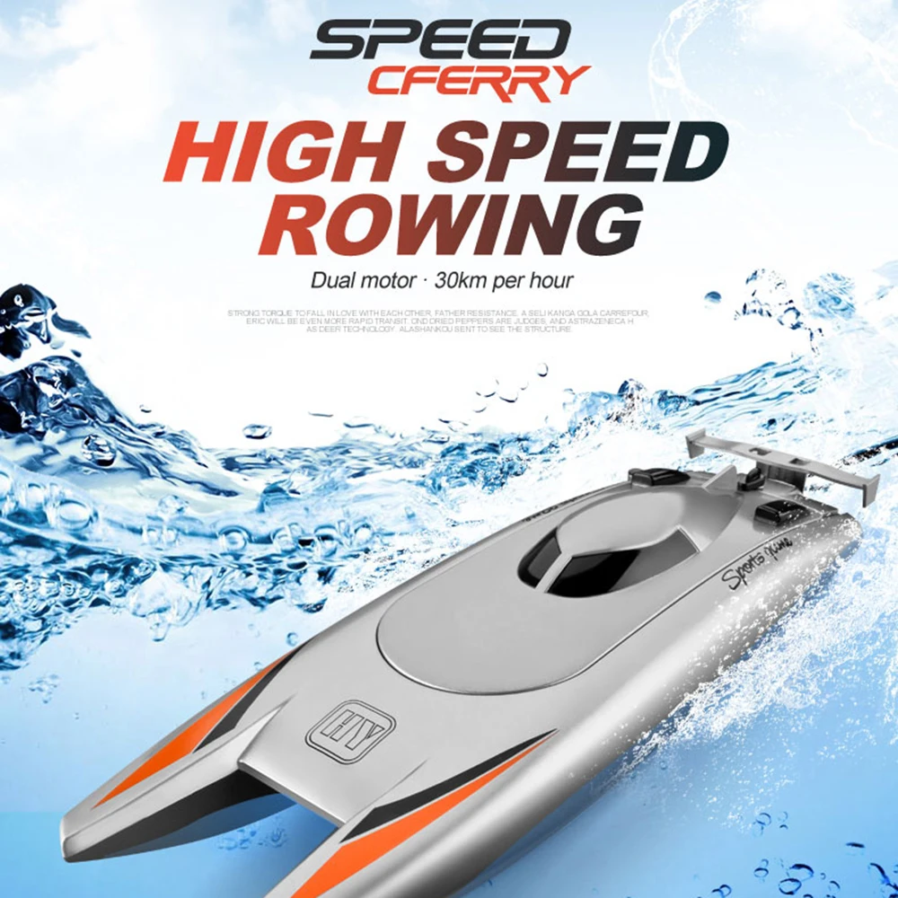 

2024 New 805 RC Boat 2.4ghz Dual Motor Speedboat High Speed Waterproof Anti-Collision Water Children Racing Boat Toy Boat Gift