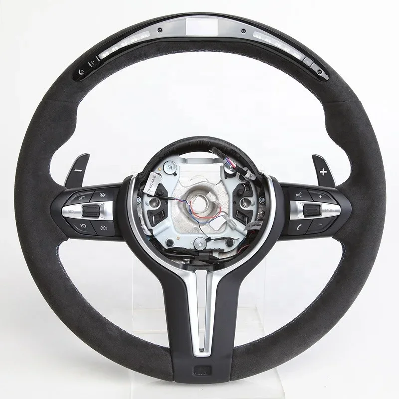 Bwms  F32 F30 F22 F36 F33 Steering Wheel M Sport Black Leather w/ Shifters