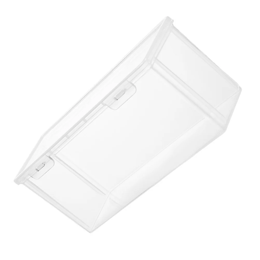 

Reinforced Teaware Storage Box Clamshell Design with Cover Heavy Duty Cup Case for Home Office Reception Room Smooth Edge Mug