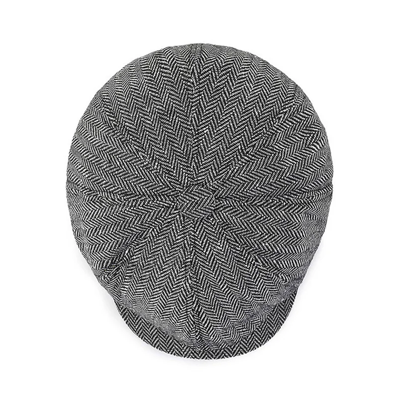 Z750 Logo Men Retro Beret British Hat Wool Blend Vintage Herringbone Tweed Men Casual Newsboy Hat Flat Cap For Kawasaki Z 750