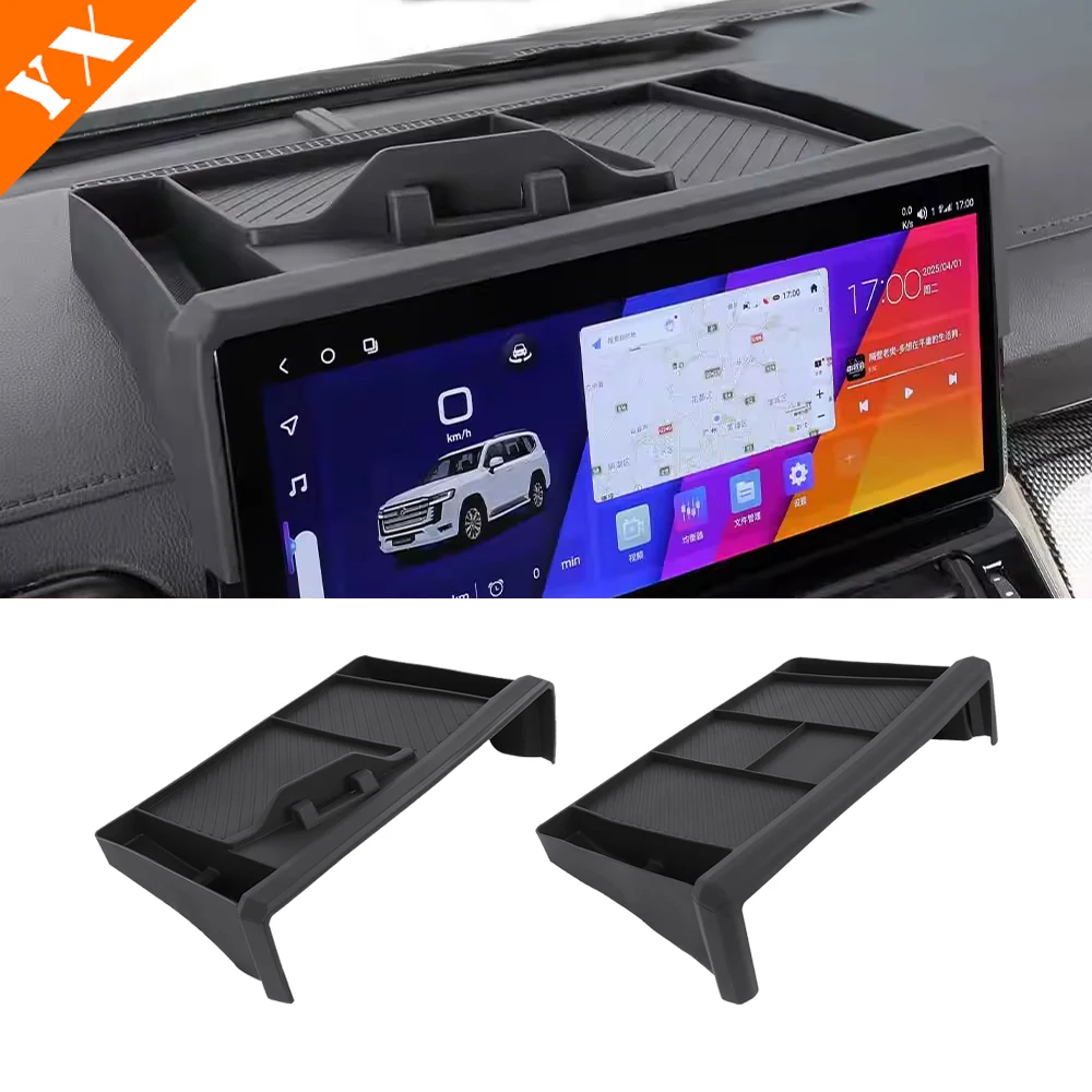 

For Land Cruiser LC 300 2025 2026 accessories Car Instrument Storage Box,Car Screen Rear Storage Box,Convenient Storage Box