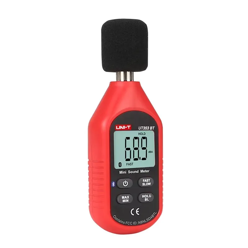 UT353BT With Wireless Noise Measuring Instrument Db Meter 30~130dB Mini Audio Sound Level Meter Decibel Monitor
