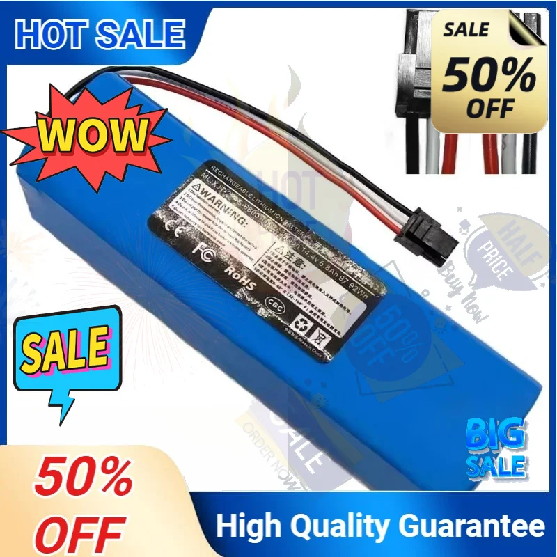 SWZY 2026 5200mAh-9800mAh-12800mAh Rechargeable Li-ion Battery for Neabot Robotic Vacuum Cleaner Q11 Bateria 14.4-14.8V