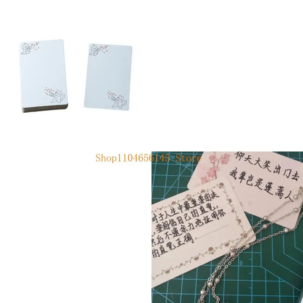 5asd, 20 hojas tarjetas artísticas en blanco, 2,24x3,54 pulgadas para dibujar, manualidades, diario, álbum recortes