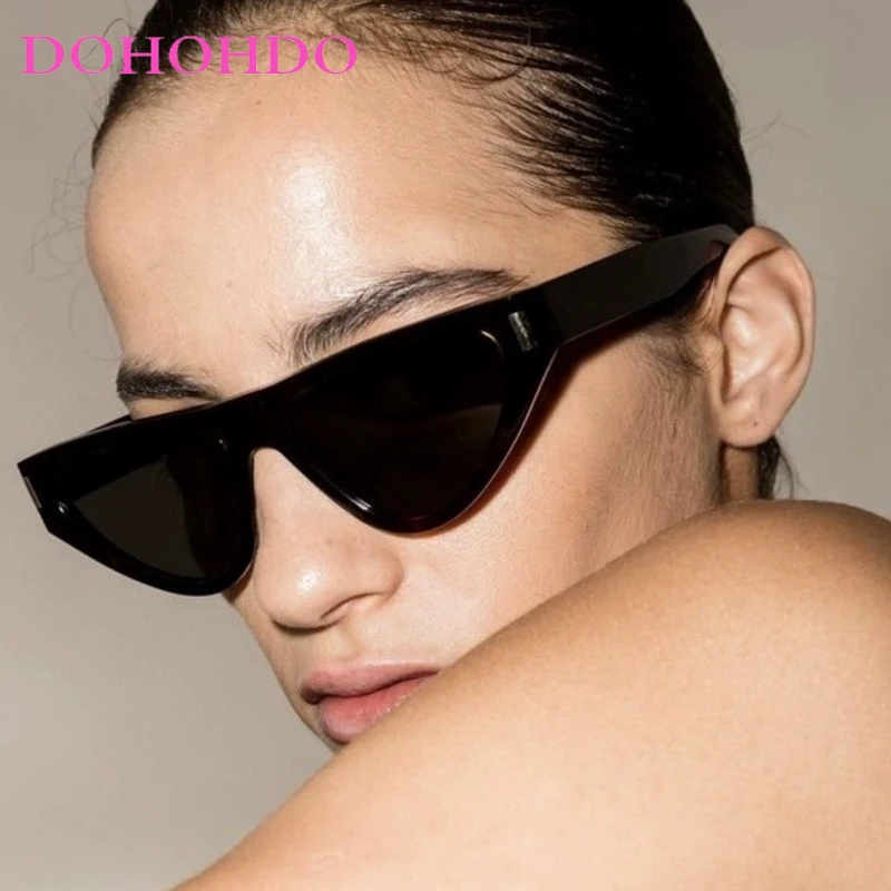 

2025 Vintage Triangle Sunglasses Women Sexy Cat Eye Sun Glasses Fashion Brand Designer Eyewear Female Oculos De Sol UV400 Lentes