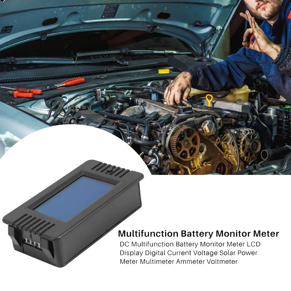 ●PZEM015 Digital DC 0-200V Voltage Current With Shunt Car Battery Tester Voltage Meter Monitor 12V 24V 48V