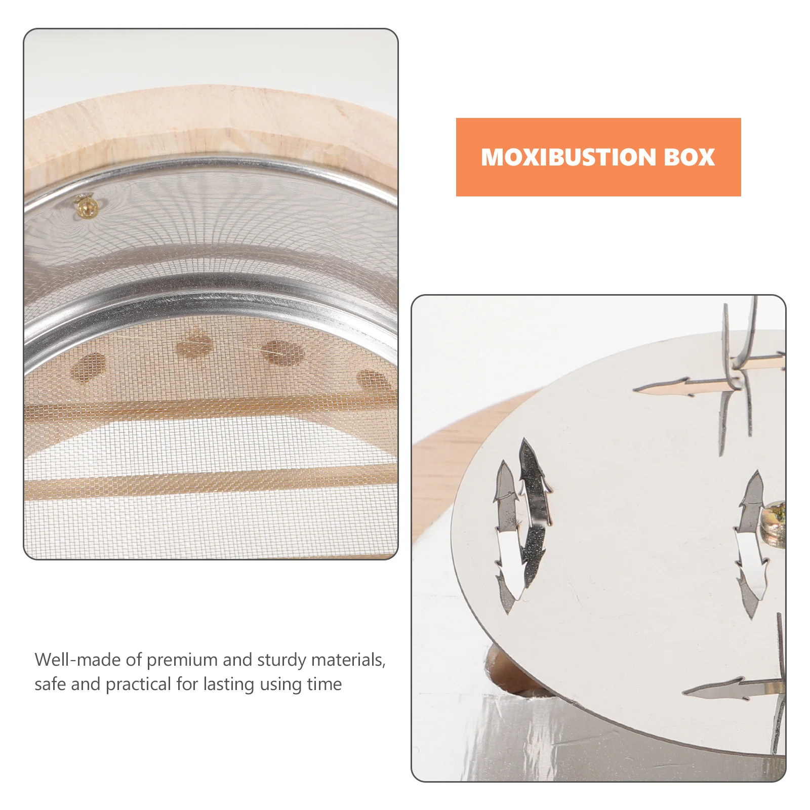 

Wooden Moxibustion Box Sturdy Moxa Burner for Body Neck Chest Abdomen Portable Moxibustion Burner Box Adjustable Moxa Boxes