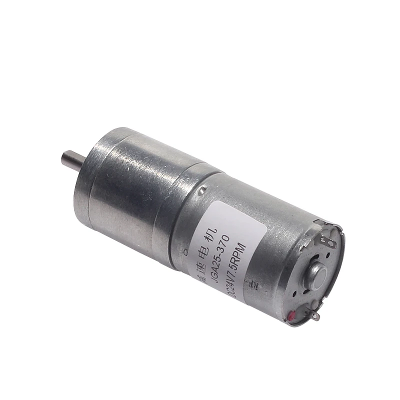 DC DIY Motor JGA25-370 Geared Motor DC Motor 12V Electric Geared Motor High Torque CW CCW Reversal For Household Toys And Tools