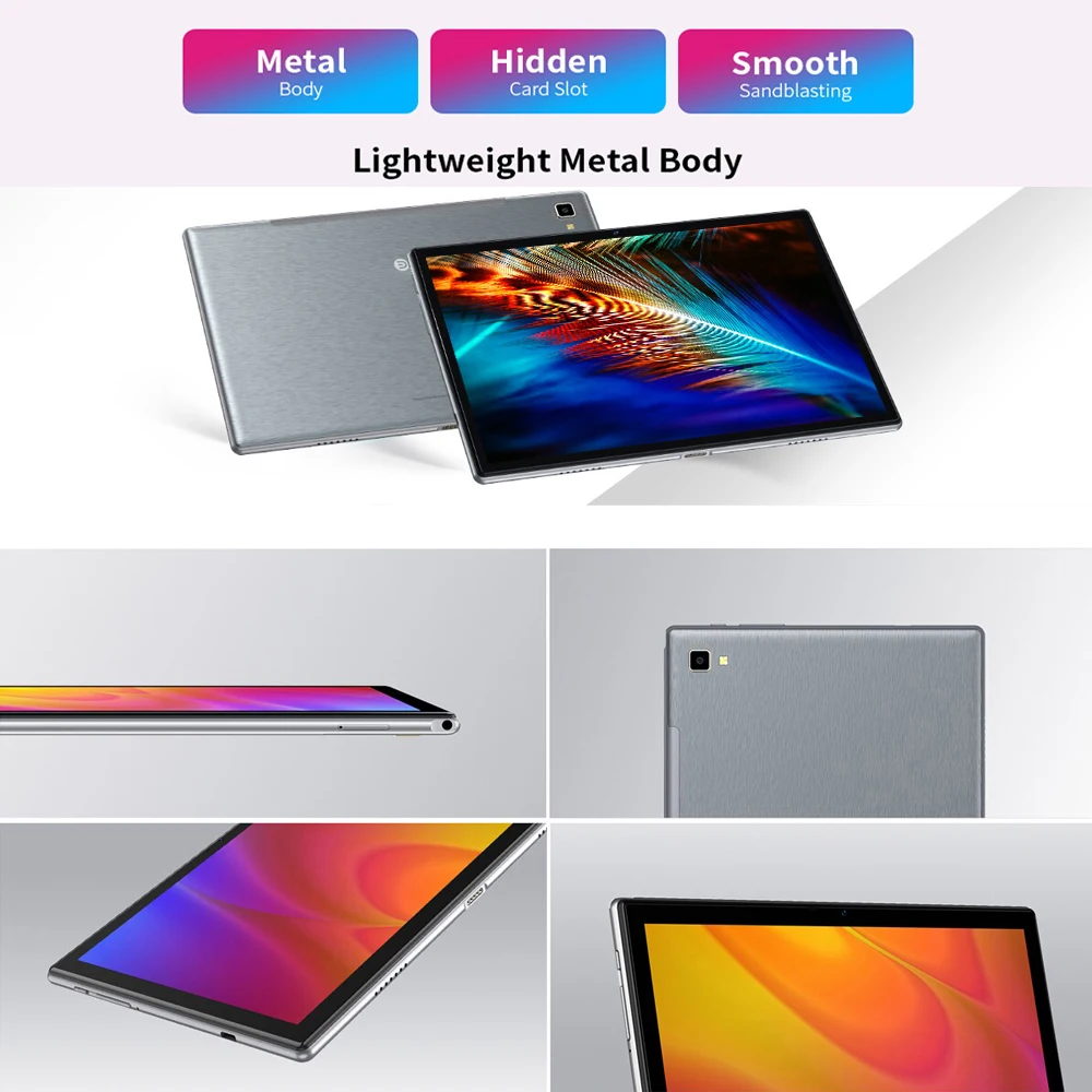 Android12 Nieuwe 10.1 Inch Tablet Pc Octa Core 8Gb Ram 128Gb Rom 4G Lte Netwerk Telefoon 1280X800 Tablets Bluetooth Wi-Fi Tablet Pc