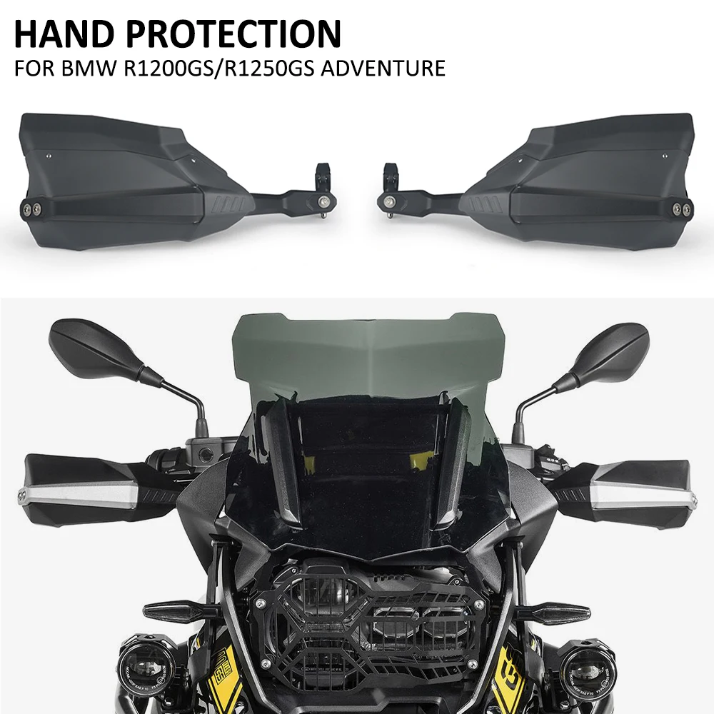 

For BMW R1200GS R 1250 GS R1250GS ADV Adventure Motorcycle Hand Guard Wind Deflector Handlebar Handguard Protector Brush Bar kit