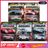 Hot Wheels Car Culture Series Ferrari Porsche Mustang Subaru 2025 K Case (MIX 5) Circuit Legends Premium 1:64 Die-Cast Vehicle