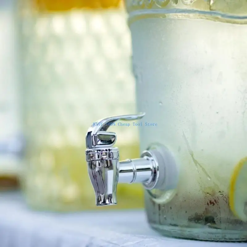 

G6KA 2Pieces Gold Push Styles Drink Dispenser Spigot Set for Home and Event