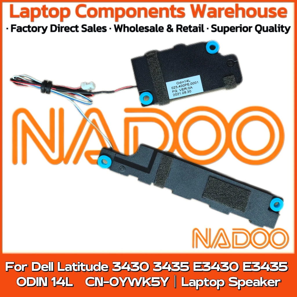 

New Original Laptop Notebook Speaker For Dell Latitude 3430 3435 E3430 E3435 built-in speaker horn audio ODIN 14L CN-0YWK5Y