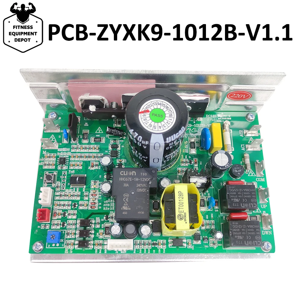 PCB-ZYXK9-1012B-V1.1 Treadmill Motor Controller for Reebok JET Series JET300 Treamill Control Board Motherboard