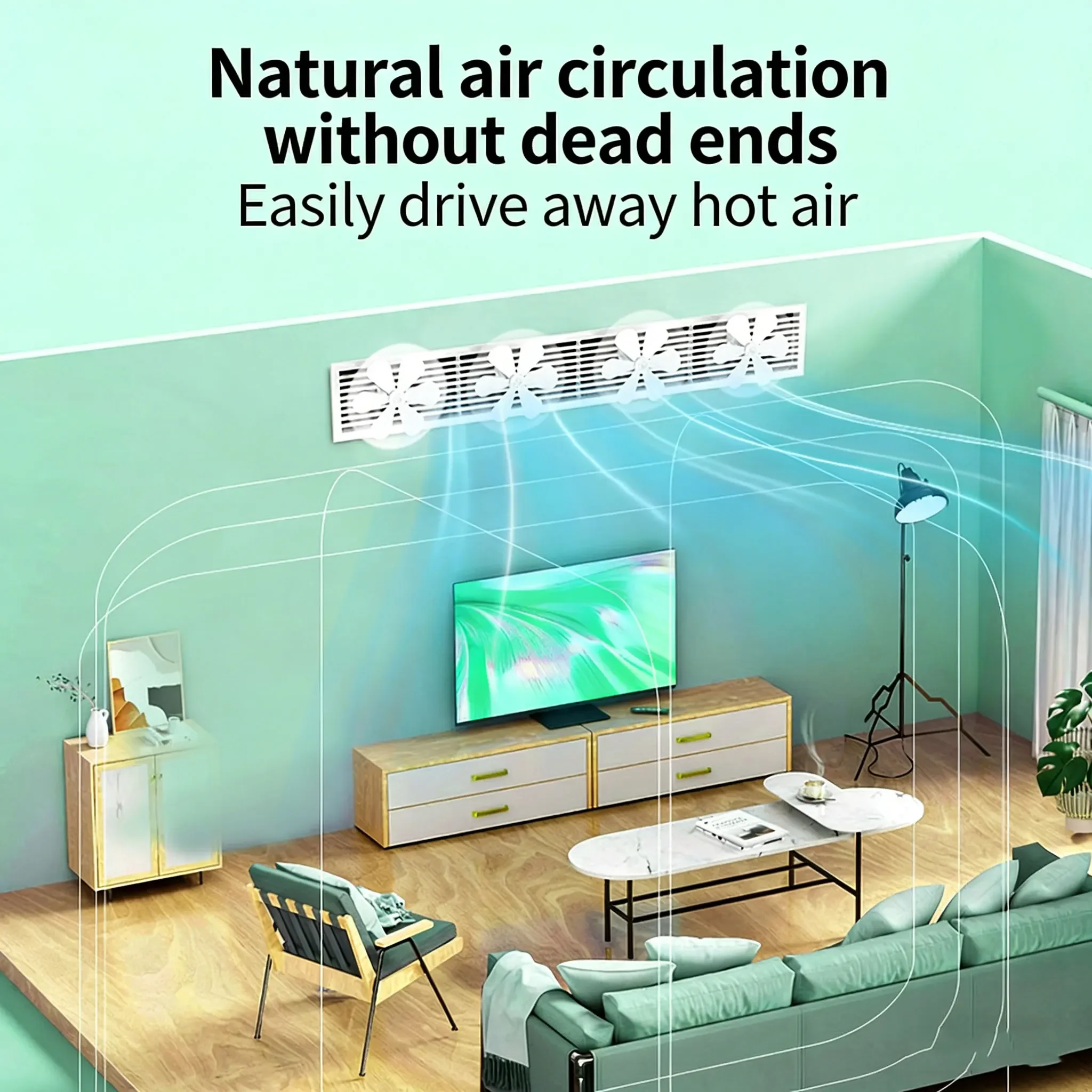 Central air - conditioning anti - direct blowing central air - conditioning cold air outlet wind shield