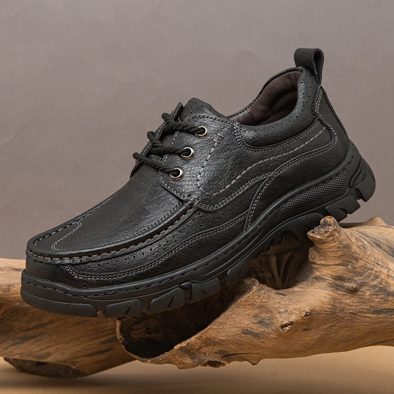 

2025New Comfortable Casual Large Size Men's Leather Shoes38-46High-quality Men's Sports Shoes