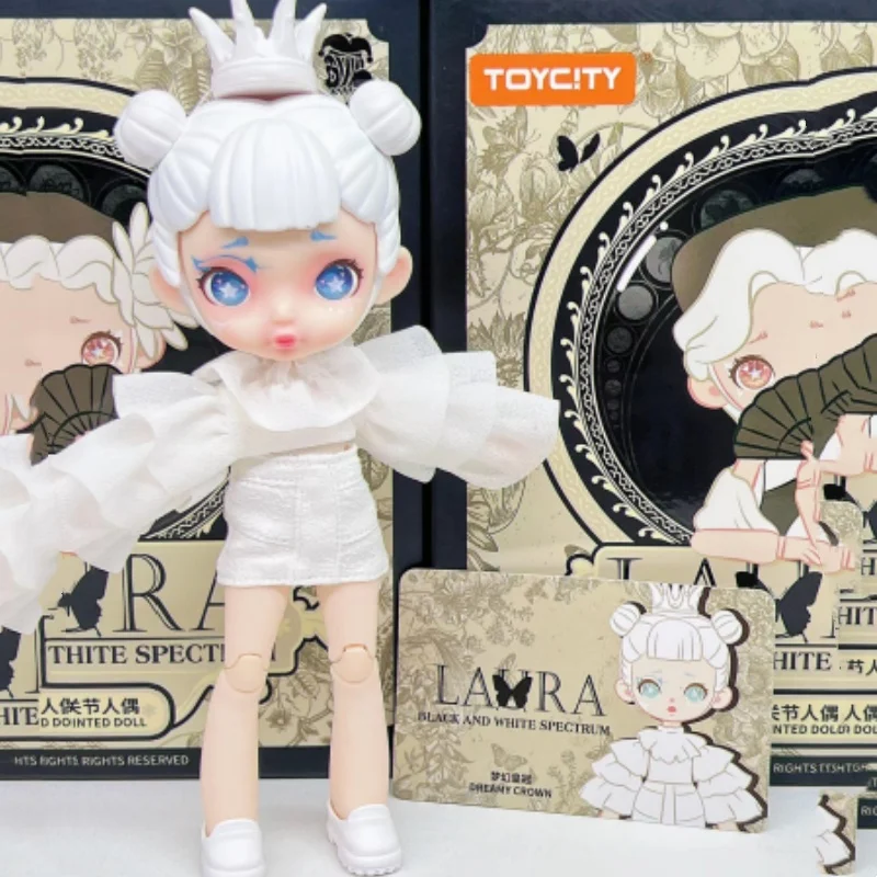 

Blind Box Genuine Laura Black And White Spectrum Bjd Ob12 Minutes Action Figure Toy Cute Decoration Collection Model Gift