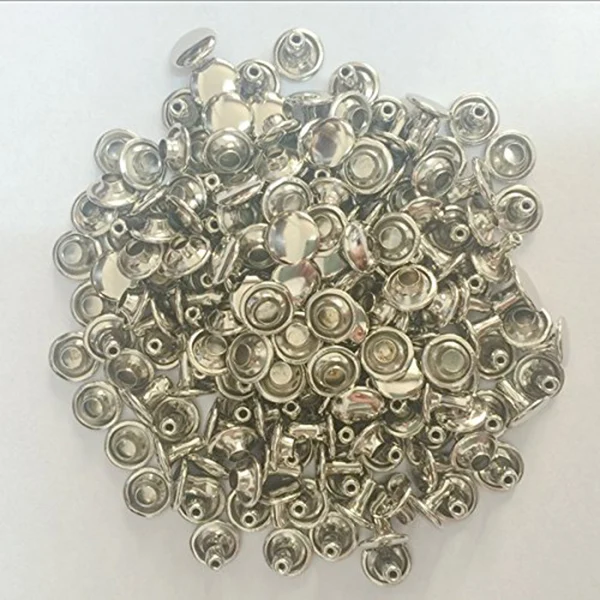 100Pcs DIY Rivet Rivet Rivet Metal Board - Silver