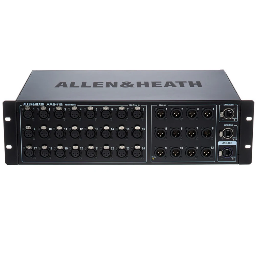 Allen & Heath AR2412 24x12 I/O Expander for Qu / Avantis / SQ Mixers Main AudioRack Remote for GLD Digital Mixing System