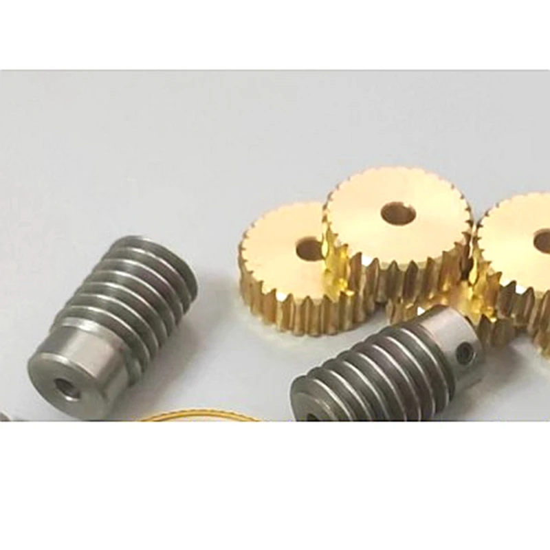 1:25 Precision Gearbox Accessories 1M 25T 6mm Copper/Stainless Steel Worm Turbine Gear