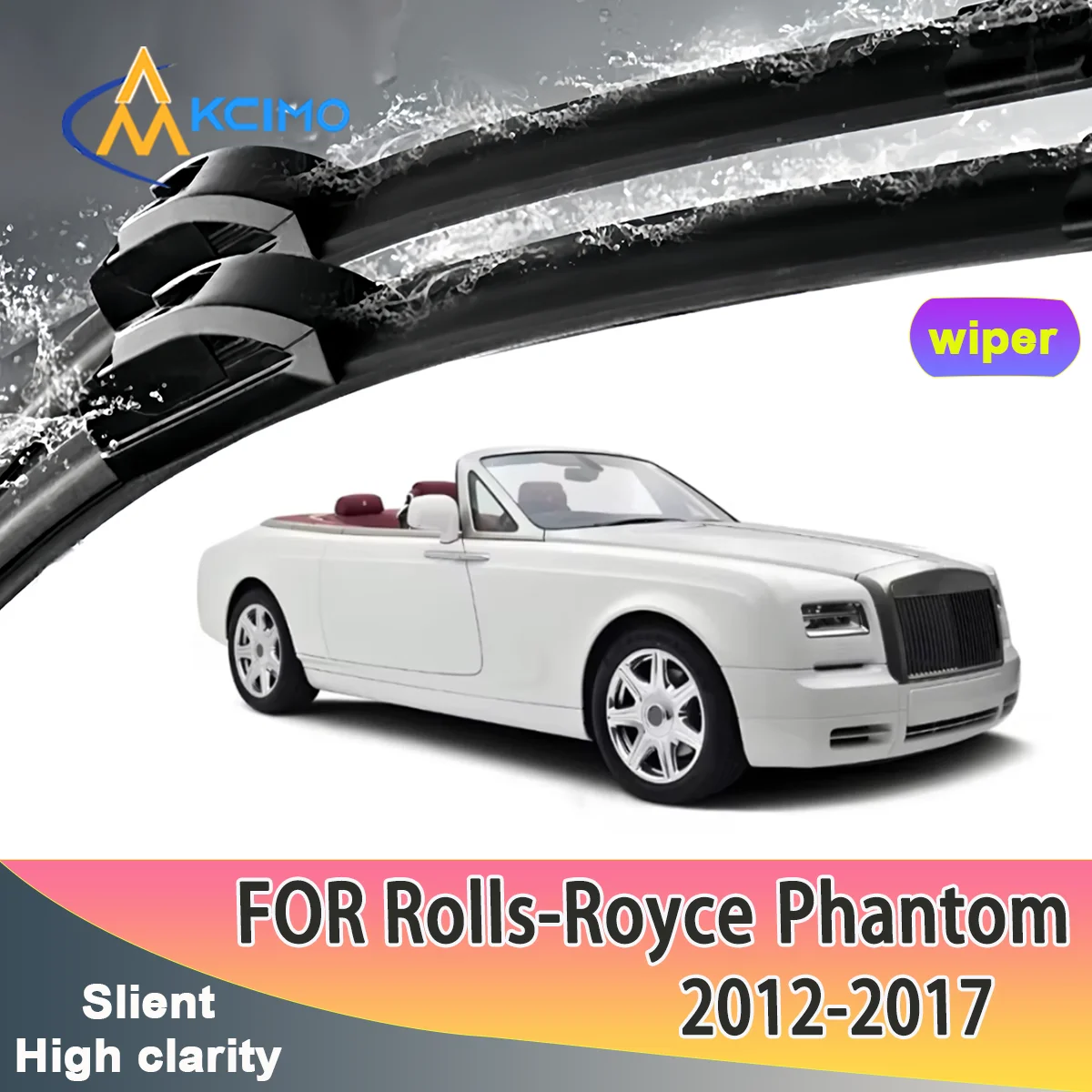 

All-Season New Front Windshield Wiper Blade for Rolls-Royce Phantom 2012-2017 Front Windshield Auto Wipers Blade Accessories