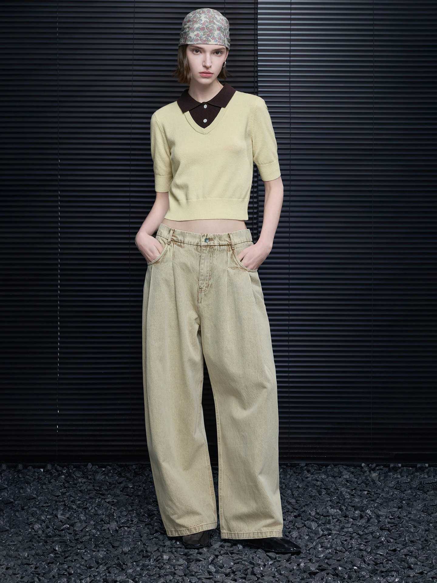 

Retro Waed Denim Wide Leg Pants Casual Women's Spring New Loose Lazy Sle Street Faion l Waist Cotton Jeans