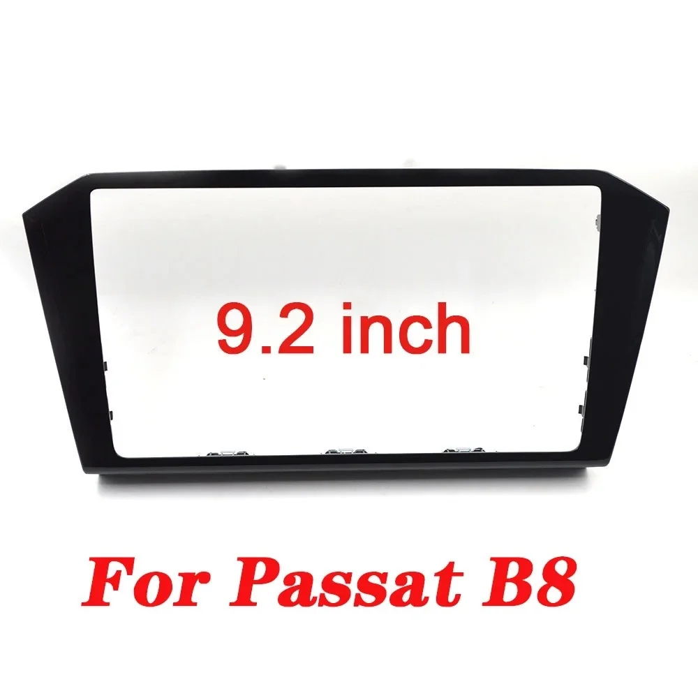 MIB 3 Radio Frame 8 inch 9.2 inch CD Panel OEM ABS Headunit Piano Black Screen Bezel For VW Passat B8 after 2018 Years