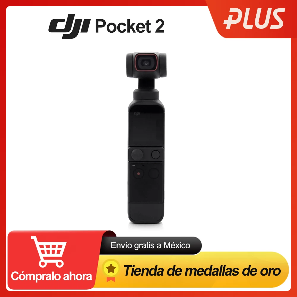 DJI Pocket 2 OSMO Pocket 2 Handheld Tripod 3-Axis Gimbal Stabilized Camera ActiveTrack 3.0 AI Editor Ultralight Gimbl Stabilizer