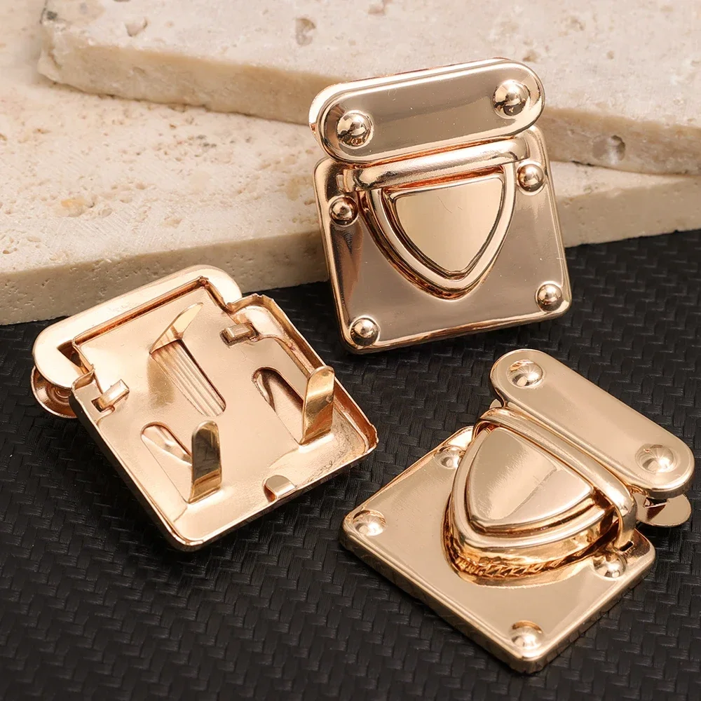 1-20pcs Metal Locks Bag Clasp Catch Buckles for Handbags Shoulder Bag Purse Totes Closures Snap Clasps DIY Craft Bag Accessories