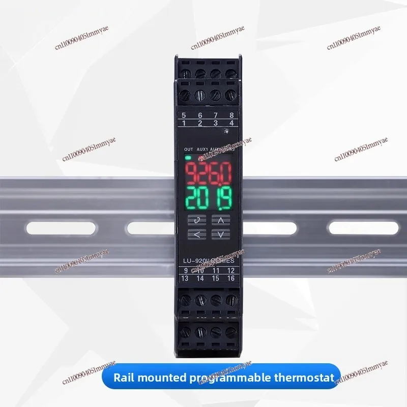 Guide rail programmable thermostat curve temperature control instrument comes with RS485 communication