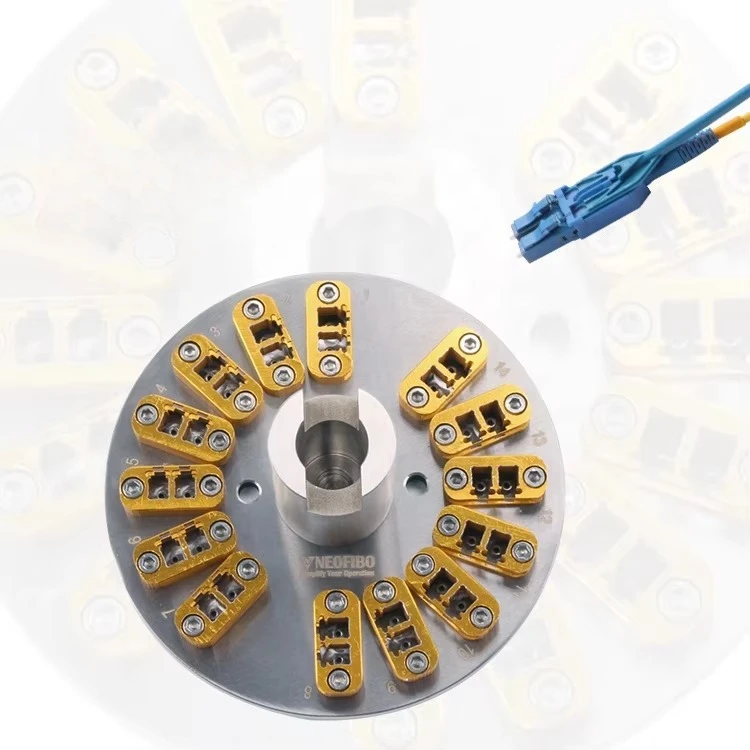 LC-14-DXDM Uniboot Adapt to Domaille Polishing Machine Used for Connector Fiber Optic Polishing Fixture