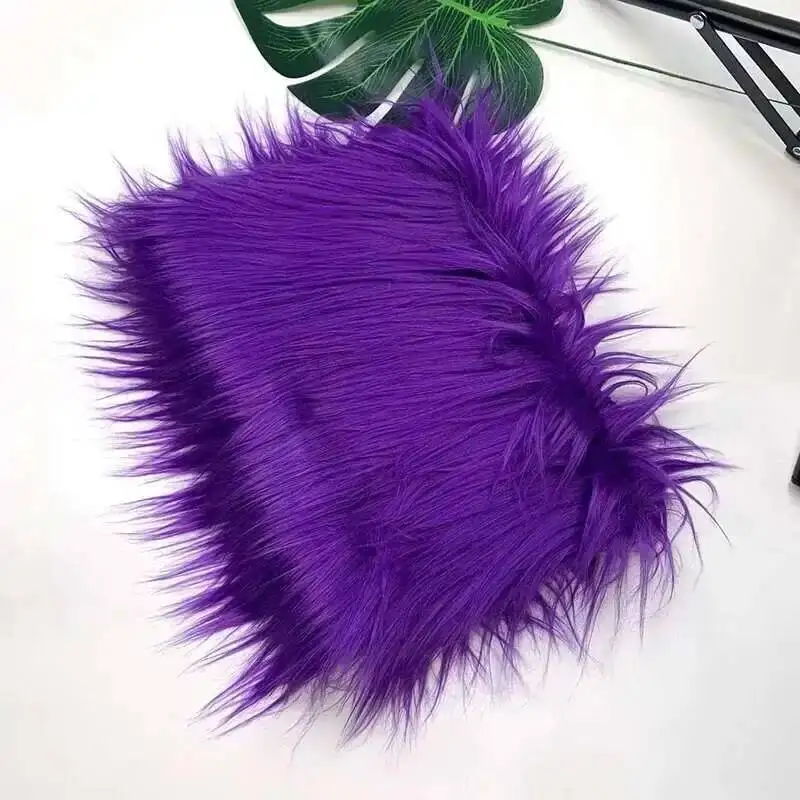 Nepbont stof 46 kleuren 160x50cm 8cm zachte lange pluche handgemaakte pop/kleding Shaggy stof